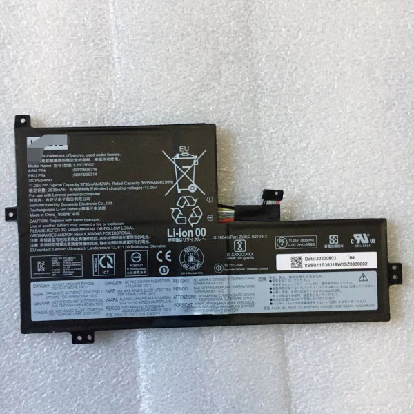 Replacement For Lenovo 5B11B36314 Battery